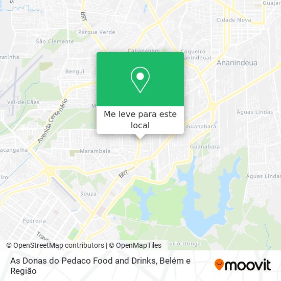 As Donas do Pedaco Food and Drinks mapa