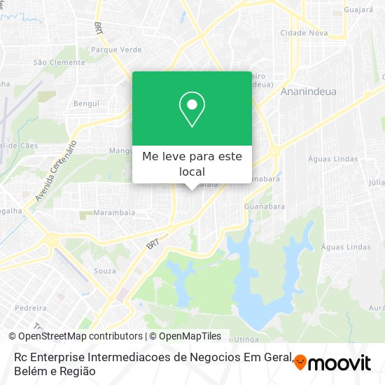 Rc Enterprise Intermediacoes de Negocios Em Geral mapa