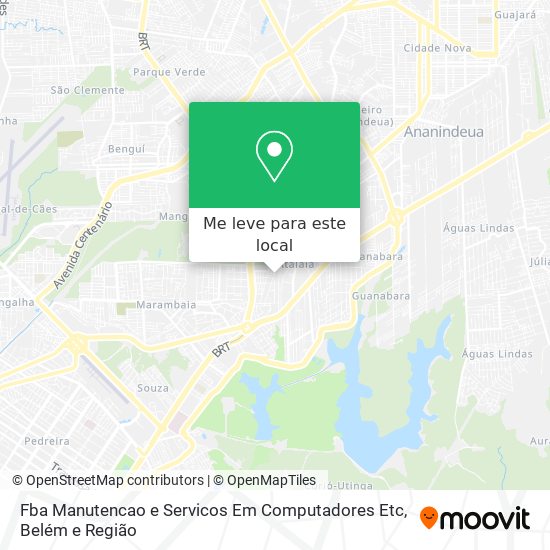 Fba Manutencao e Servicos Em Computadores Etc mapa