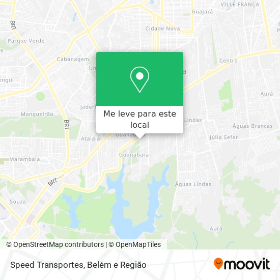 Speed Transportes mapa
