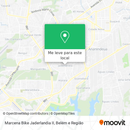Marcena Bike Jaderlandia II mapa
