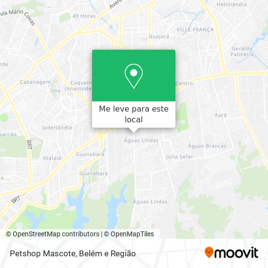Petshop Mascote mapa