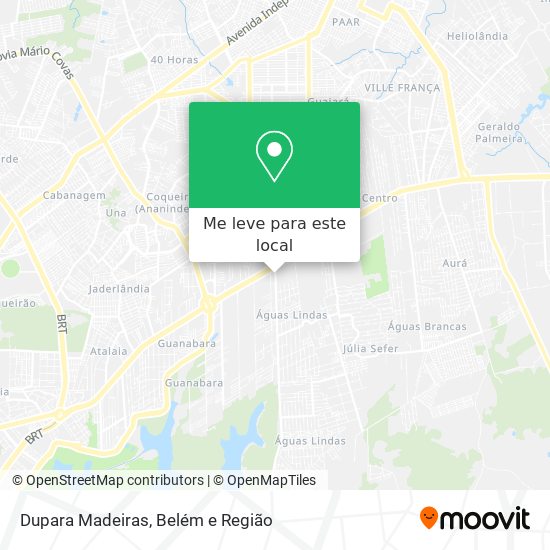 Dupara Madeiras mapa