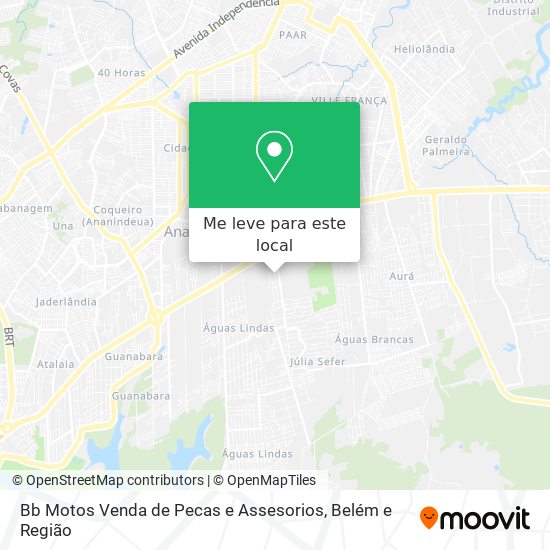 Bb Motos Venda de Pecas e Assesorios mapa