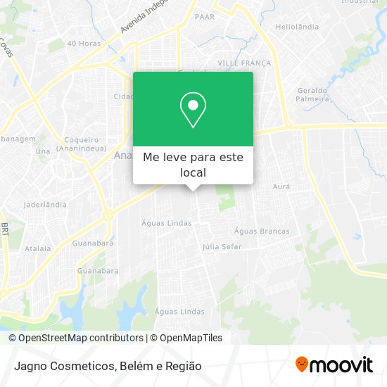 Jagno Cosmeticos mapa