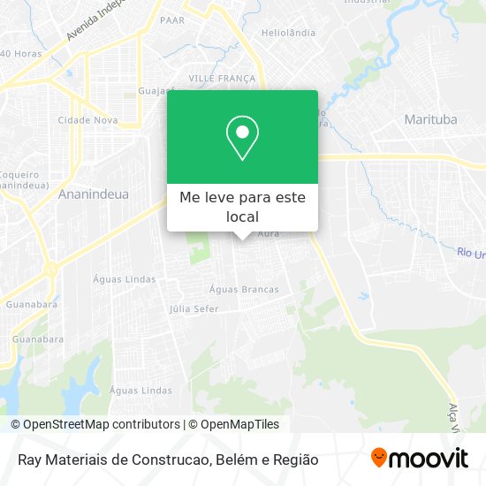 Ray Materiais de Construcao mapa