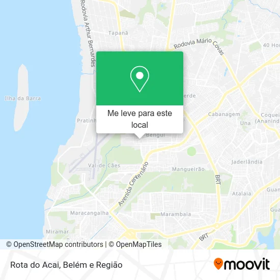 Rota do Acai mapa