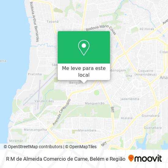 R M de Almeida Comercio de Carne mapa