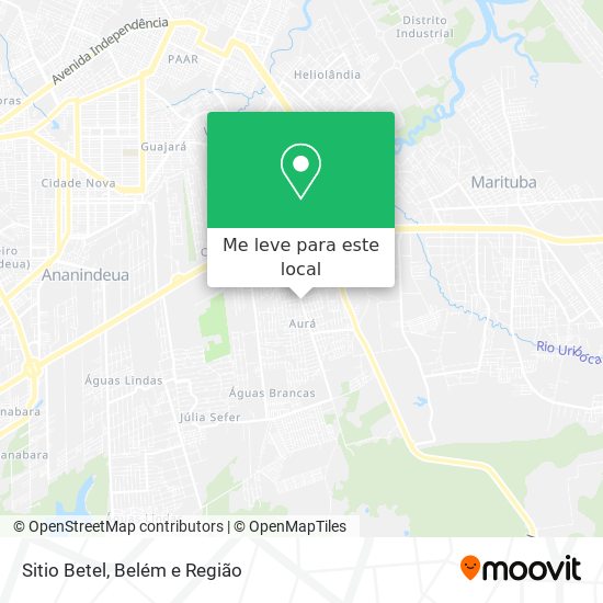 Sitio Betel mapa