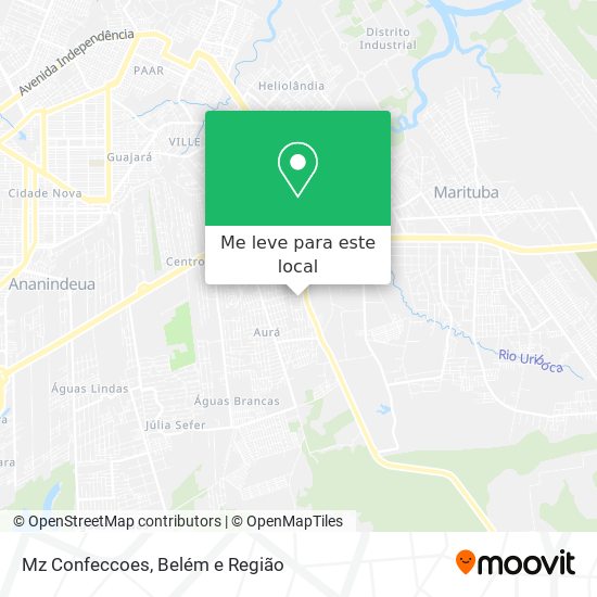 Mz Confeccoes mapa