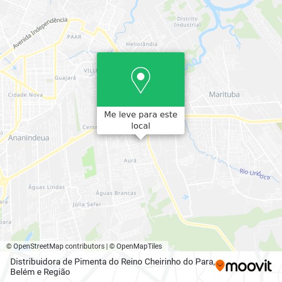 Distribuidora de Pimenta do Reino Cheirinho do Para mapa