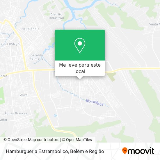 Hamburgueria Estrambolico mapa