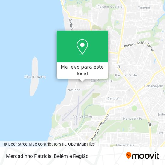 Mercadinho Patricia mapa