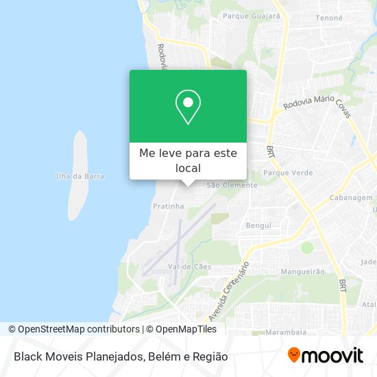 Black Moveis Planejados mapa