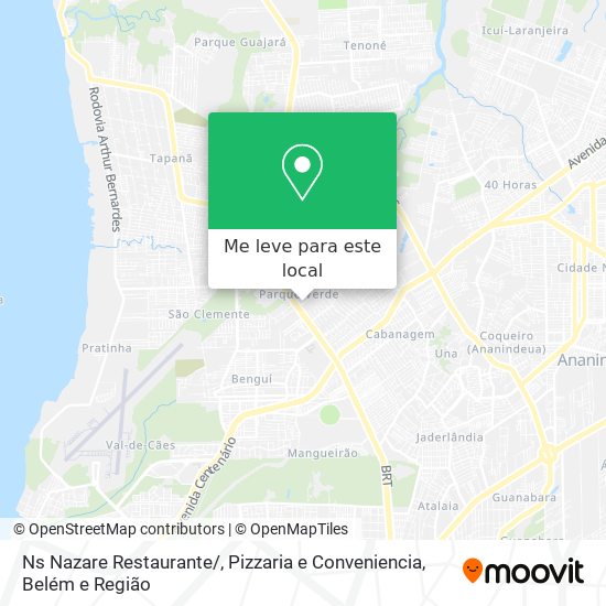 Ns Nazare Restaurante / , Pizzaria e Conveniencia mapa