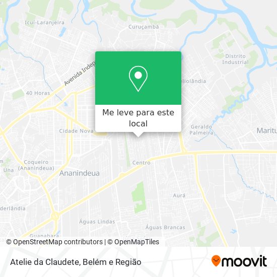 Atelie da Claudete mapa