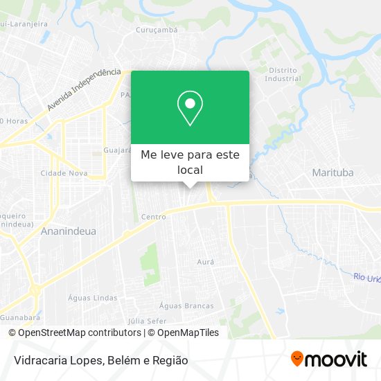 Vidracaria Lopes mapa