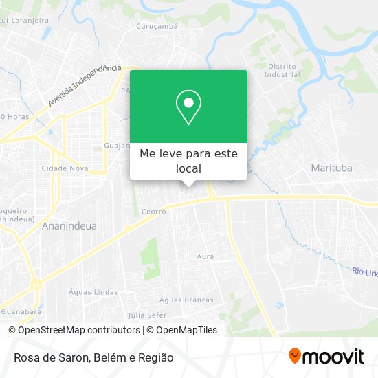 Rosa de Saron mapa