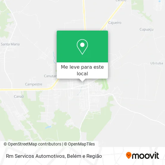 Rm Servicos Automotivos mapa
