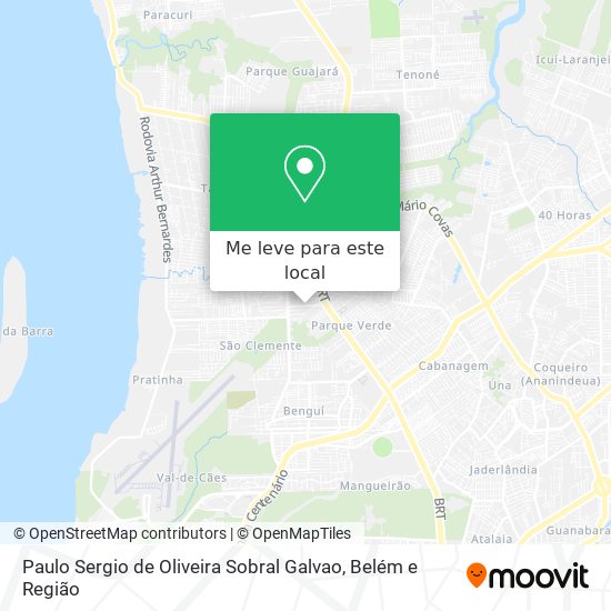 Paulo Sergio de Oliveira Sobral Galvao mapa