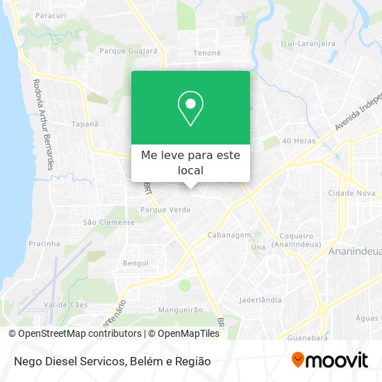Nego Diesel Servicos mapa