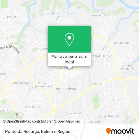 Ponto da Recarga mapa
