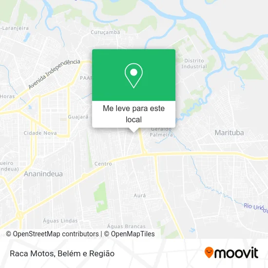 Raca Motos mapa