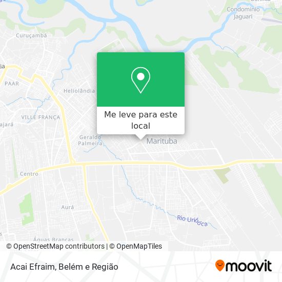 Acai Efraim mapa