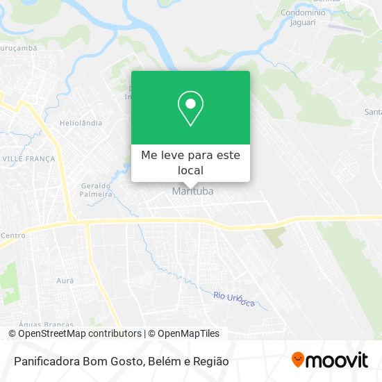 Panificadora Bom Gosto mapa