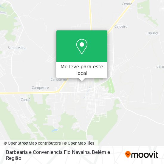 Barbearia e Conveniencia Fio Navalha mapa