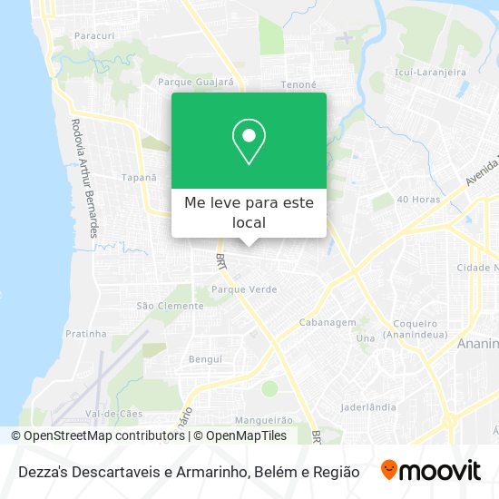 Dezza's Descartaveis e Armarinho mapa