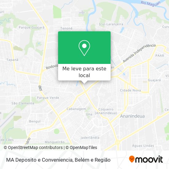 MA Deposito e Conveniencia mapa