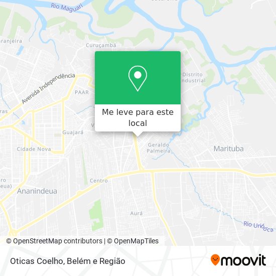 Oticas Coelho mapa