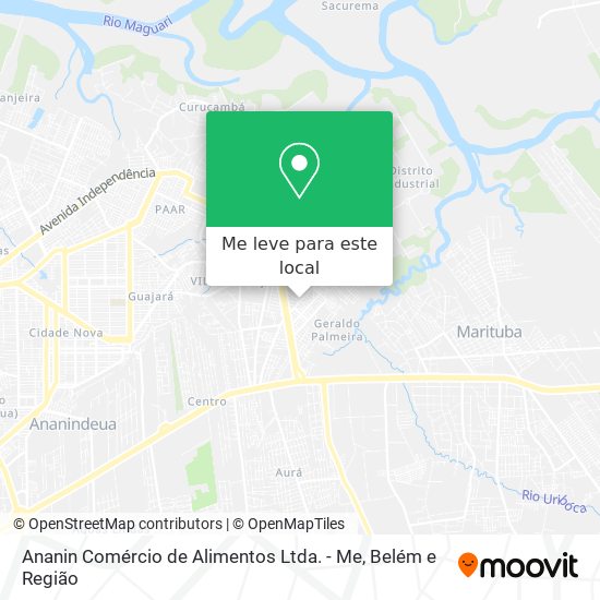 Ananin Comércio de Alimentos Ltda. - Me mapa