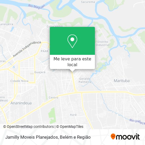 Jamilly Moveis Planejados mapa
