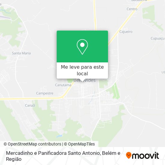 Mercadinho e Panificadora Santo Antonio mapa