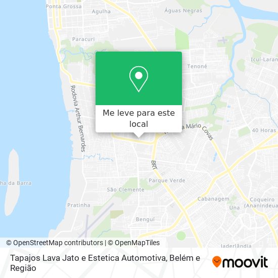 Tapajos Lava Jato e Estetica Automotiva mapa