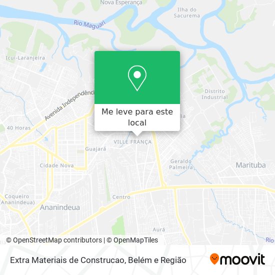 Extra Materiais de Construcao mapa