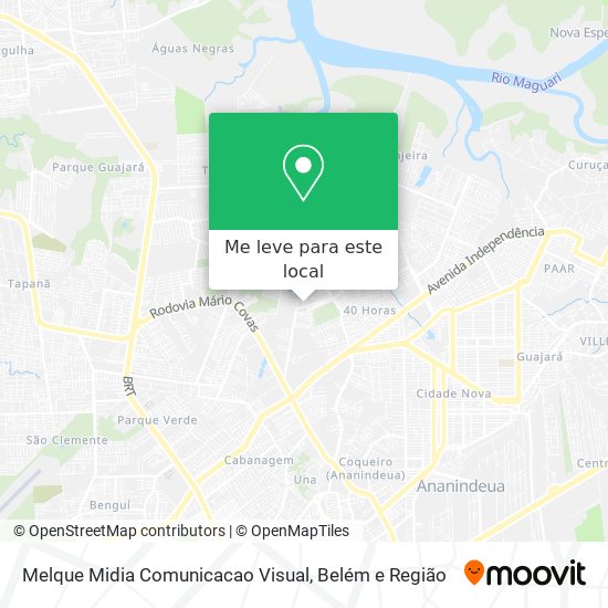 Melque Midia Comunicacao Visual mapa