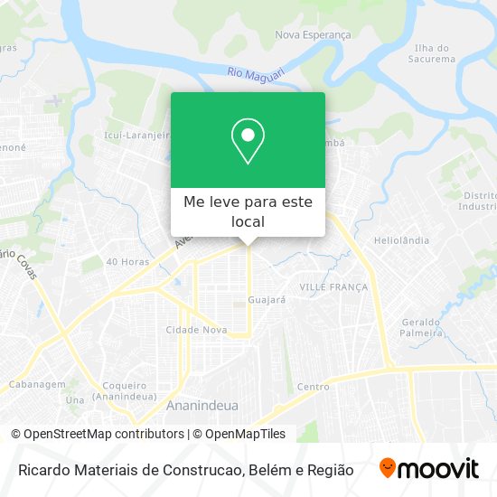 Ricardo Materiais de Construcao mapa