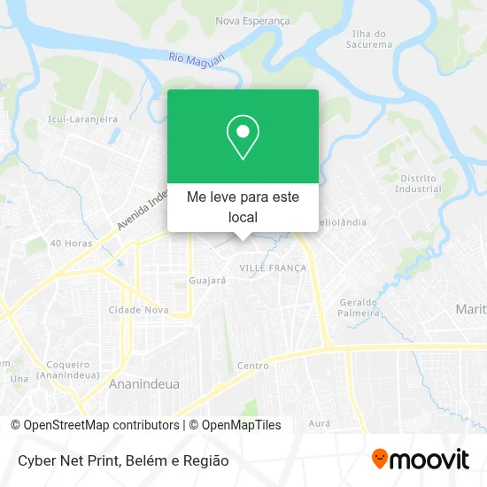 Cyber Net Print mapa