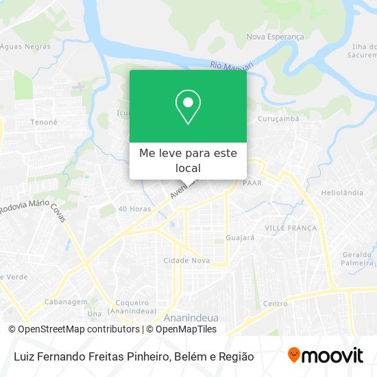 Luiz Fernando Freitas Pinheiro mapa