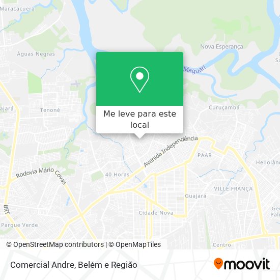 Comercial Andre mapa