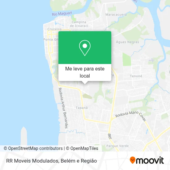 RR Moveis Modulados mapa