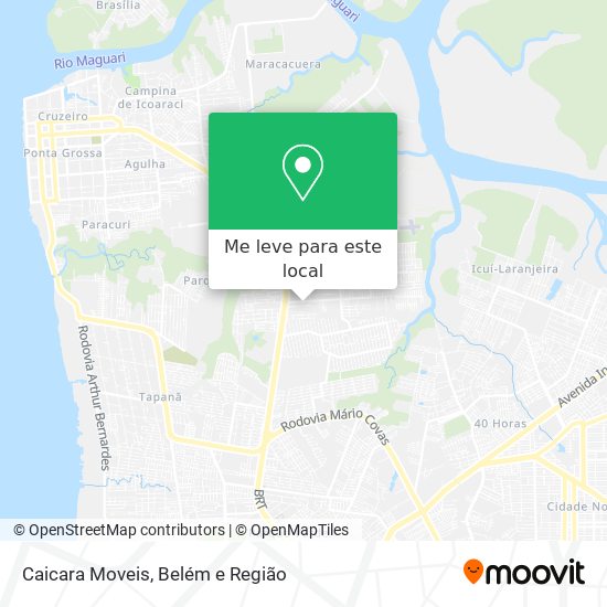 Caicara Moveis mapa