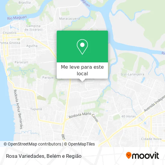 Rosa Variedades mapa