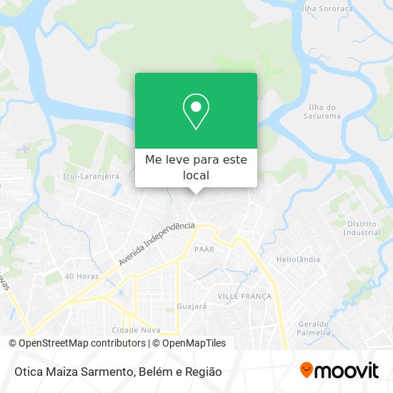 Otica Maiza Sarmento mapa