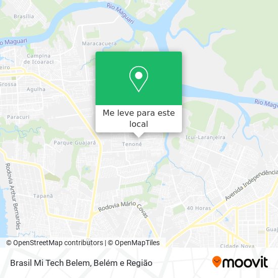 Brasil Mi Tech Belem mapa