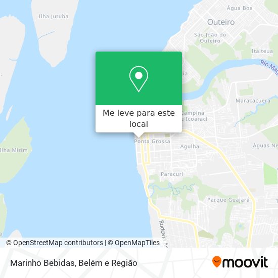 Marinho Bebidas mapa