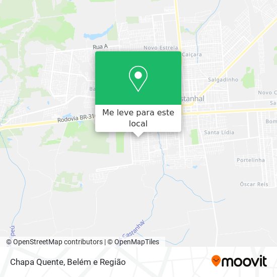 Chapa Quente mapa